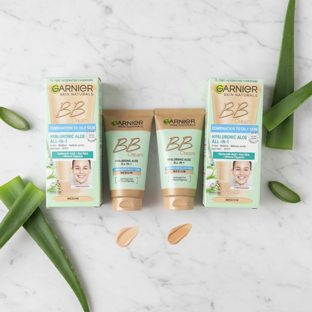 Garnier BB Cream Both Shades - Marble Flat Lay