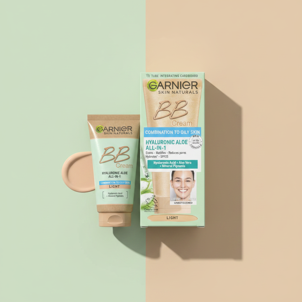 Garnier BB Cream Light - Pastel Background