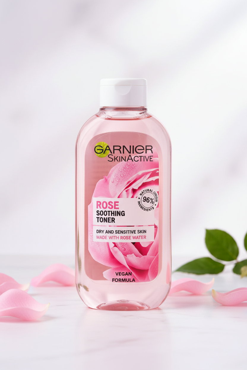 Garnier Rose Soothing Toner – Product Shot