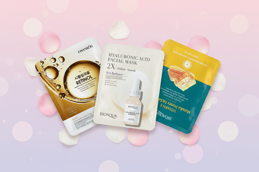 Sheet Masks Hero Banner - Pastel Background